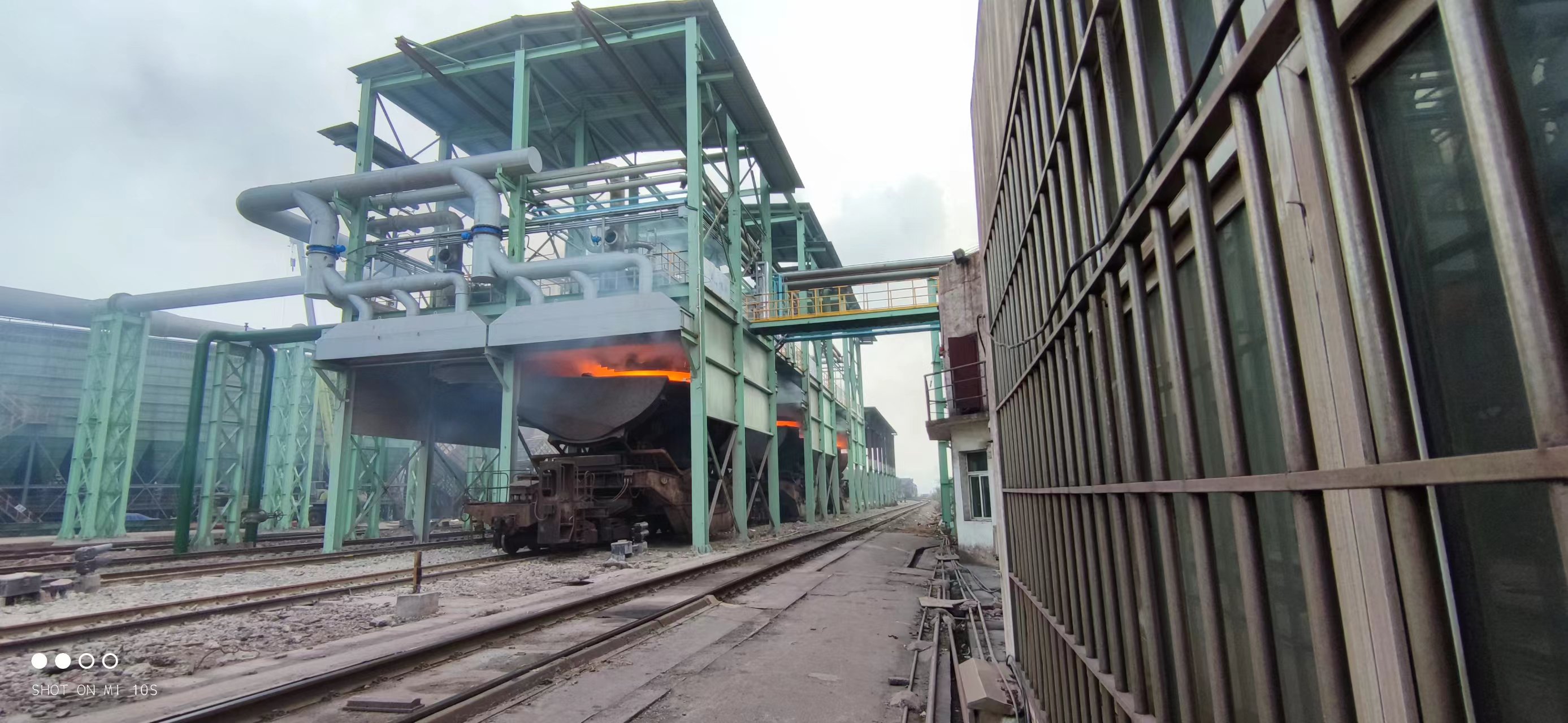 纯氧燃烧废钢预热15